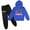 Blue, variant on Boys Girls Roblox Long Sleeve Hoodies and Jogging Pants-Pullover 2 Piece Outfits Loose Tracksuit for Kids