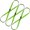 3PCS GREEN, variant on PETGLE 18MM Nylon Climbing Sling Runner 23KN CE2008/EN566 Rock Climbing Webbing Straps for Outdoor Climbing, Rappelling, Swing, Yoga Hammock etc