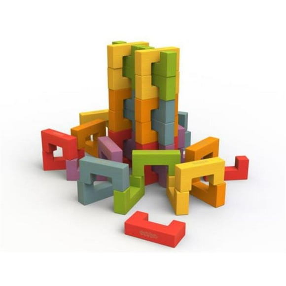 BeginAgain U Build It Deluxe Playset Construction & Pattern Blocks - 48 Piece