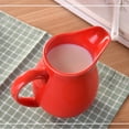 thumbnail image 3 of Haifle Cream And Sugar Sets, Sugar And Creamer Set With Lids, Milk And Sugar Serving Set, Creamer Container, Sugar Bowl Set，Decoration For Kitchen-Red-Milk Jug, 3 of 5
