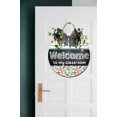 thumbnail image 3 of Welcome To Our My Classroom Door Hanging Sign 12 Inch Wooden Wall Sign, Rustic Holiday Wreath Decor for Front Door Porch Home Window Wall Farmhouse Decorations, 3 of 5