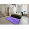 thumbnail image 4 of Ahgly Company Indoor Rectangle Patterned Purple Mimosa Purple Area Rugs, 3' x 5', 4 of 6