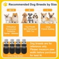 thumbnail image 5 of 4pcs Dog Cat Boots Shoes Socks Waterproof Dog Shoes RainSnow Dog Booties Anti-Slip Dog Sock Shoes with Adjustable Drawstring for Small Puppy, 5 of 9