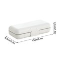 thumbnail image 5 of Weekly Pill Organizer with Adjustable Compartments, Portable Medication Dispenser for Vitamins or Supplements, Compact & Travel-Friendly Design, 5 of 5