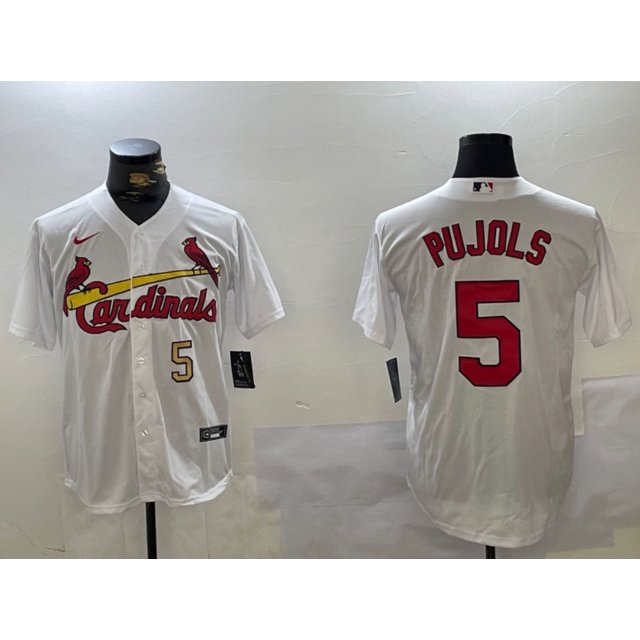St.Louis Cardinals Baseball Jersey Men'S Embroidered Fan Edition