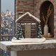 thumbnail image 4 of Log Cabins Incense-Burner with Chimney Decorative Resin Incense Holder for Holiday Decor, 4 of 5