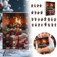 thumbnail image 1 of Christmas Countdown Calendar Advent Hanging Surprise Festive Activity Set for Family Kids Holiday Party Celebration, 1 of 6