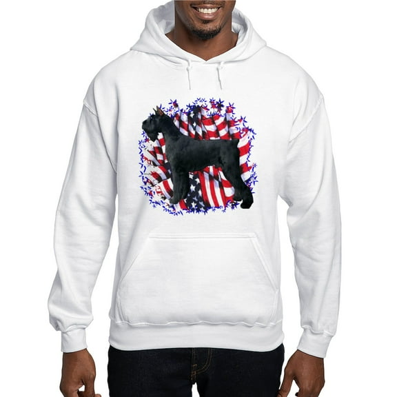 CafePress - Giant Schnauzer Patriot Hooded Sweatshirt - Pullover Hoodie, Hooded Sweatshirt