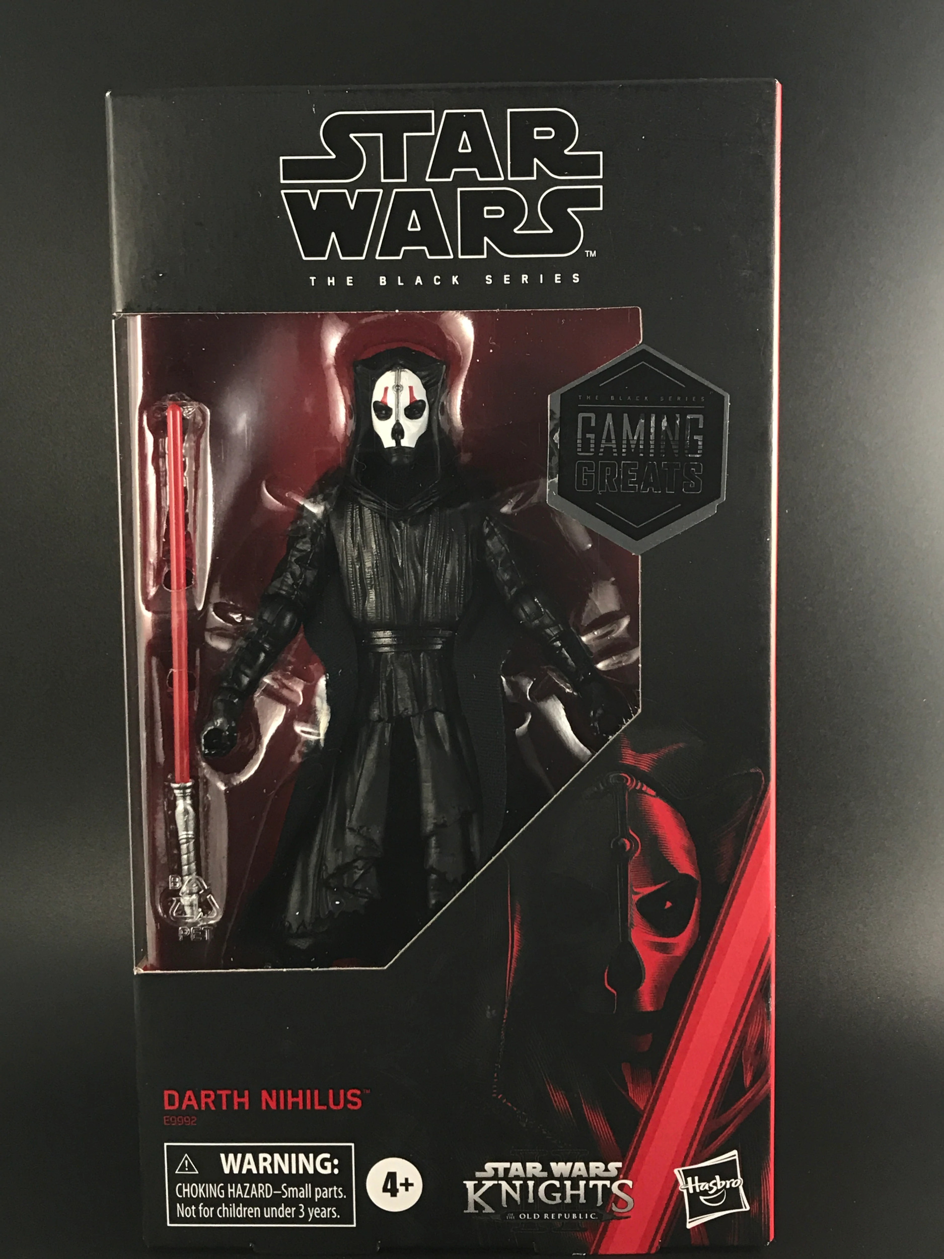 Hasbro Star Wars Black Series – Figura Darth Nihilus Gaming Greats 15 Cm Con Spada Laser, Edizione Da Collezione