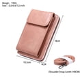 thumbnail image 3 of Small Crossbody Bags for Women, Removable Rfid Blocking Card Holder for Samsung Galaxy S24/S24+/S24 Plus/S24 Ultra 5.5/6.9/7.2 Inch, Mini Cell Phone Purse, Lightpink, 3 of 8