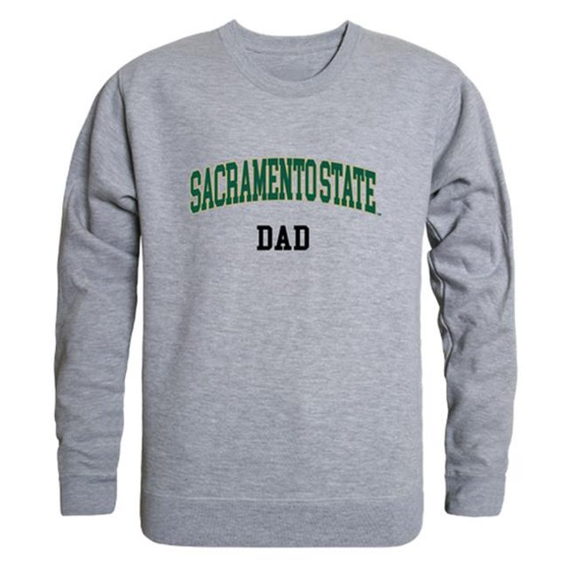 W Republic 562-231-HGY-03 Chandail en Molleton Col Rond en Molleton pour Hommes Sacramento State Hornets, Gris Chiné - Large
