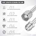 thumbnail image 2 of XZKING 2 Pack Airless Paint Sprayer Tip Extension Pole Extension Rod for Airless Painting Spray Gun 30cm (11.81"), 2 of 9
