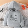 thumbnail image 5 of LAPAKIDS Toddler Boy Outfits Infant Kids Sweatshirt Clothes 18-24 Months Fall Winter Letter Hoodie Tops Joggers Pants 2Pcs Sets, 5 of 6