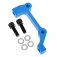 thumbnail image 2 of justharion Bicycle Bike Disc Brake Mount Adaptor for Caliper PM to IS Front Blue, 2 of 9
