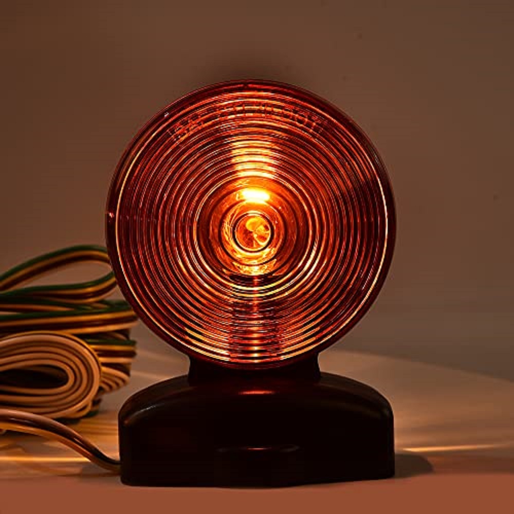 Universal Magnetic Towing Tow Light Kit 12V Trailer RV Dolly Tail Towed Car Boat Truck