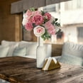 thumbnail image 6 of Hometravel Artificial Rose Flower Bouquet, Realistic Fake Roses for Home Decoration, Wedding Handheld or Wall Arrangement, Long Lasting Centerpiece, Red, 6 of 8