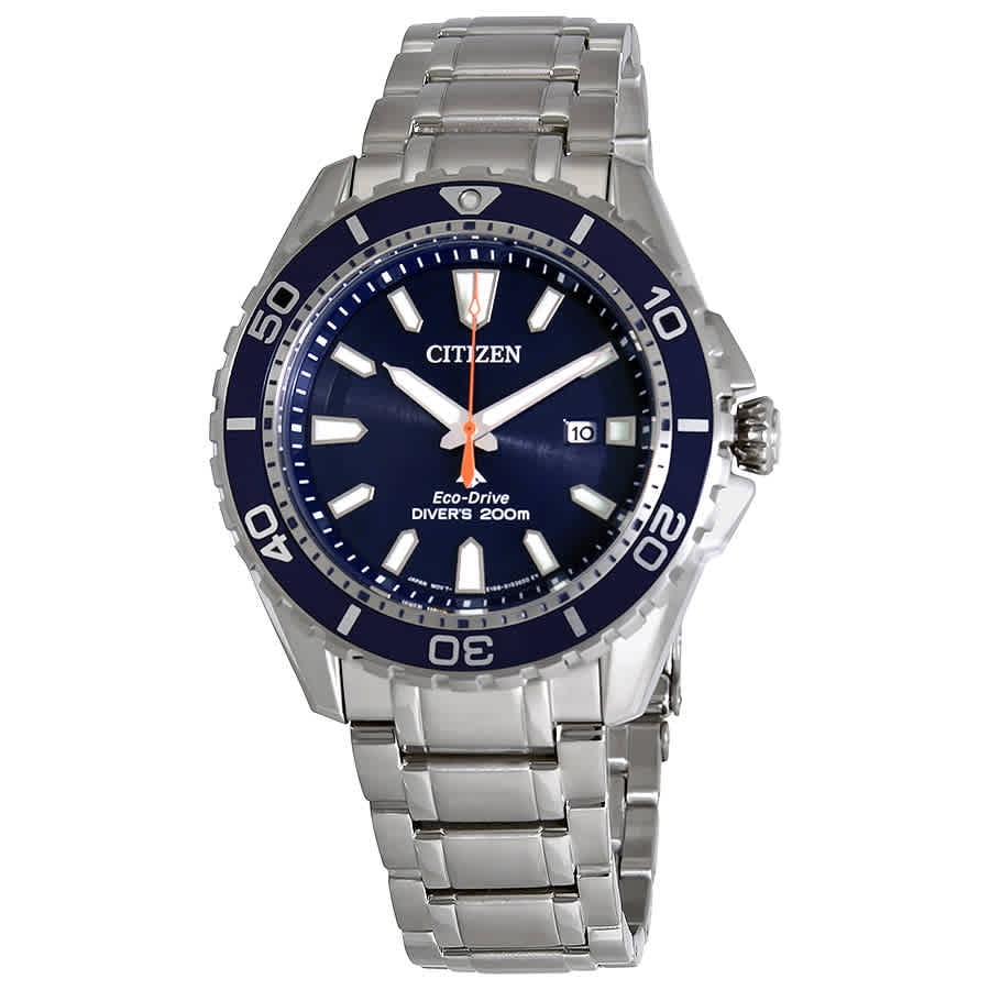 Citizen Men's Eco-Drive Promaster Diver Stainless Steel Watch BN0191-55L -  