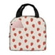 thumbnail image 1 of Easygdp Hand Drawn Strawberry Bolsa Térmica Premium - Tela Oxford Impermeable, Gran Capacidad, Bolsillo Frontal, Unisex para Trabajo, Escuela, Actividades al Aire Libre y Picnics, 1 of 8