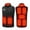 8 Zones 3-levels-Black, variant on Gamivast Quilted Heated Vest for Men and Women Plus Size 8 Heating Zones Jackets with 3-Levels Printed Washable Zip up Stand Collar Coats with Pockets Warm USB Charging no Power Bank