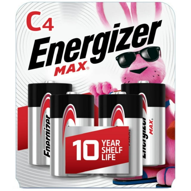 Batería Energizer Max C Premium Alkaline de 4 unidades