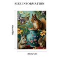 thumbnail image 2 of Nawypu Art Squirrel Wall Decor,Farmhouse Cute Squirrel Canvas Wall Painting, Country Art Vintage Western Canvas Living Room,Bedroom,Bathroom,Kitchen,Home Office Decor, 2 of 5