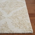 thumbnail image 3 of SAFAVIEH Abstract Rachelle Trellis Wool Area Rug, Ivory/Beige, 6' x 6' Square, 3 of 11