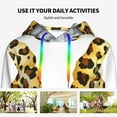thumbnail image 4 of Xecao Leopard Gnomes Pattern Hoodies for Women Sweatshirts Long Sleeve Sweatshirts Pullover Outfits with Pocket-XX-Large, 4 of 7