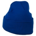 thumbnail image 3 of Dove Symbol Embroidered Long Beanie - Royal OSFM, 3 of 5