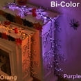 thumbnail image 3 of Guirnalda de Halloween BAOLITVINE iluminada, 6 pies, 120 luces bicolores, 3 of 8