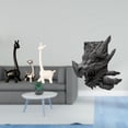 thumbnail image 2 of Estatua de alce y ciervo,Estatua de jirafa de cerámica,adorno moderno para decoración del hogar,Figura de mesa,Estantes de sujetalibros Estatua de sujetalibros,Sujetalibros decorativos para, 2 of 8