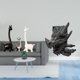 thumbnail image 2 of Estatua de cerámica de jirafa creativa moderna, sujetalibros, centro de mesa decorativo para escritorio, oficina, estantería, dormitorio, sala de esta, 2 of 8
