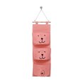 thumbnail image 1 of Monstrate Bolsa de almacenamiento montada en la pared Soluciones de almacenamiento convenientes y multifuncionales Bolsa de almacenamiento para Almacenamiento y organización del hogar Naranja, 1 of 6