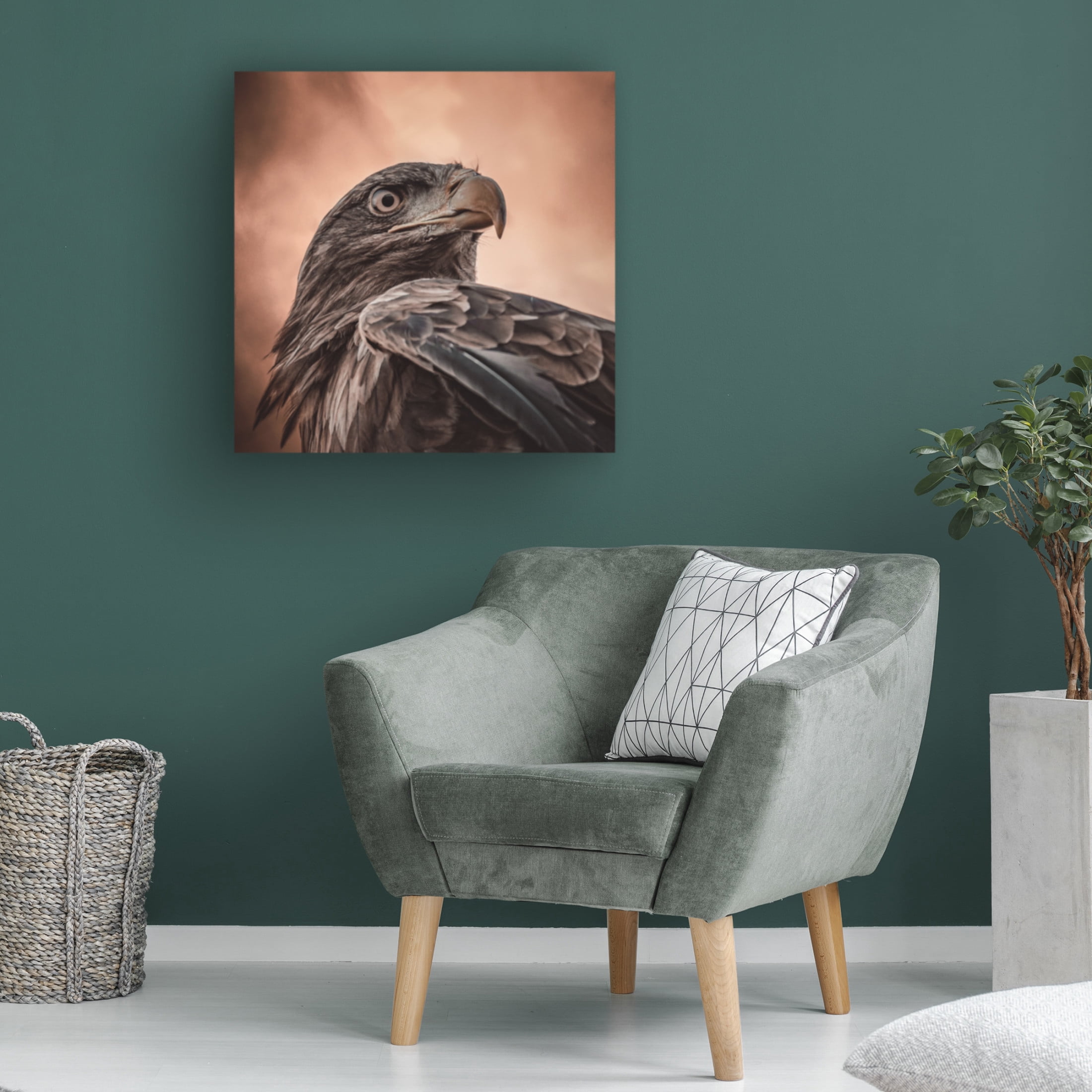 Trademark Fine Art Natascha Worseling And His Eyes Saw Everything. Canvas Wall Art