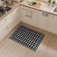 thumbnail image 2 of ODIKA 3'x5' Washable Area Rug Non-Slip, Flatweave, Easy Care Plaid Geometric Featuring Bold Stripes Frame Fireplace Detail for Hallway, Laundry Room, 2 of 7