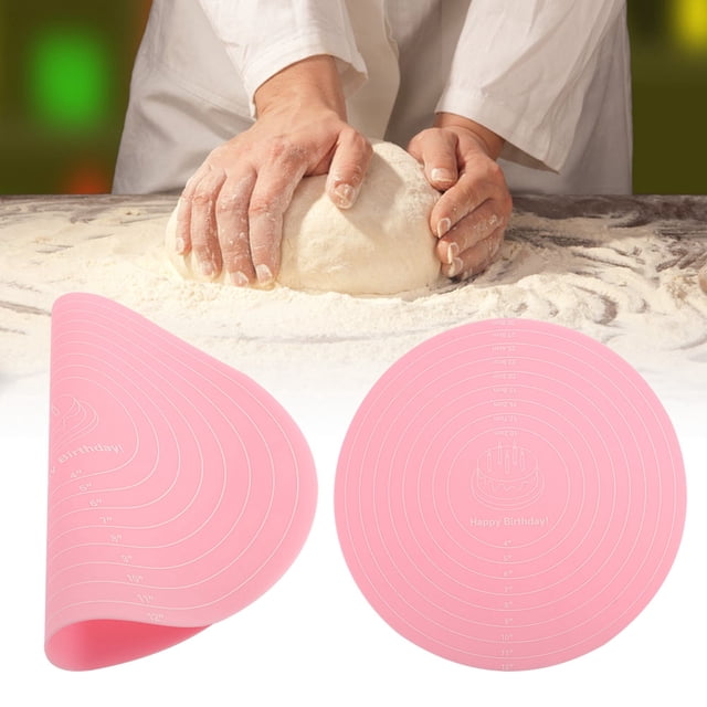 Moule de Cuisson en Silicone, Résistant à la Chaleur Tapis de Pâte Antiadhésif 11,81 X 11,81 X 0,04 Pouces Tapis de Silicone, pour la Pâte à Rouler Cuisine