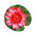 thumbnail image 6 of 4 Inch Artificial Lotus Flowers Water Ponds Foam Lotus Fake Lily Pad Pool Home Pond Decoration Plants, 6 of 12
