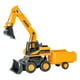 thumbnail image 2 of Vehículo de ingeniería, modelo de coche de alta resistencia para niños, vehículo de ingeniería inercial, juguete para niños, niños, niñas, regalo, Remolque de excavadoras, 2 of 8