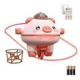 thumbnail image 4 of Juguete con vaso para caminar sobre Hugo Robot rosa cargable juguete educativo, 4 of 9