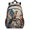Black, variant on Christmas Candy Cane Backpack, Large Green Travel Laptop Backpack Men Women Work Business Computer Casual Daypack Rucksack, 18 Inch