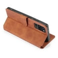 thumbnail image 6 of Galaxy Note 20 Wallet Case, Note 20 Case, Allytech Premium PU Leather Folding Stand Folio Flip Magnetic Closure Wireless Charging Support Retro Book Cover for Samsung Galaxy Note 20, Brown, 6 of 7