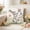 #5, variant on 18x18 Inches Easter Linen Pillow Case, Rabbit & Easter Egg Print Cushion Cover, Decorative Throw Pillowcase for Sofa Couch Living Room, Spring Easter Home Decor Accent