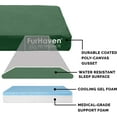 thumbnail image 3 of FurHaven Pet Products Indoor/Outdoor Oxford Cooling Gel Top Deluxe Mattress Pet Bed for Dogs & Cats - Forest, Jumbo, 3 of 12