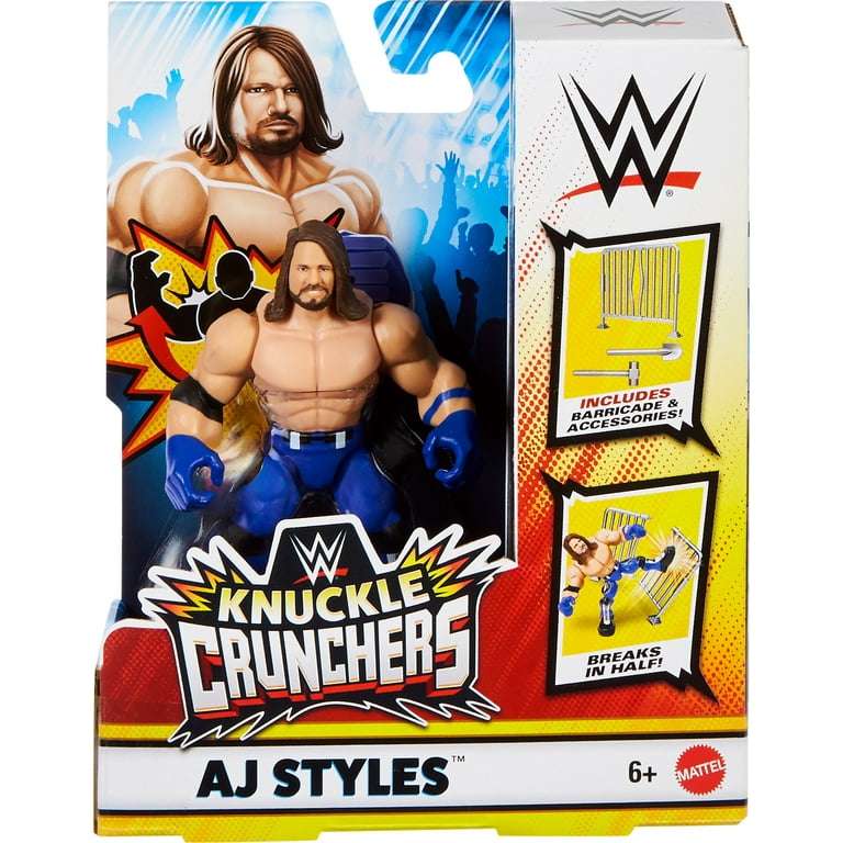 WWE Knuckle Crunchers AJ Styles Action Figure & Accessories WWE Knuckle Crunchers AJ Styles Action Figure & Accessories