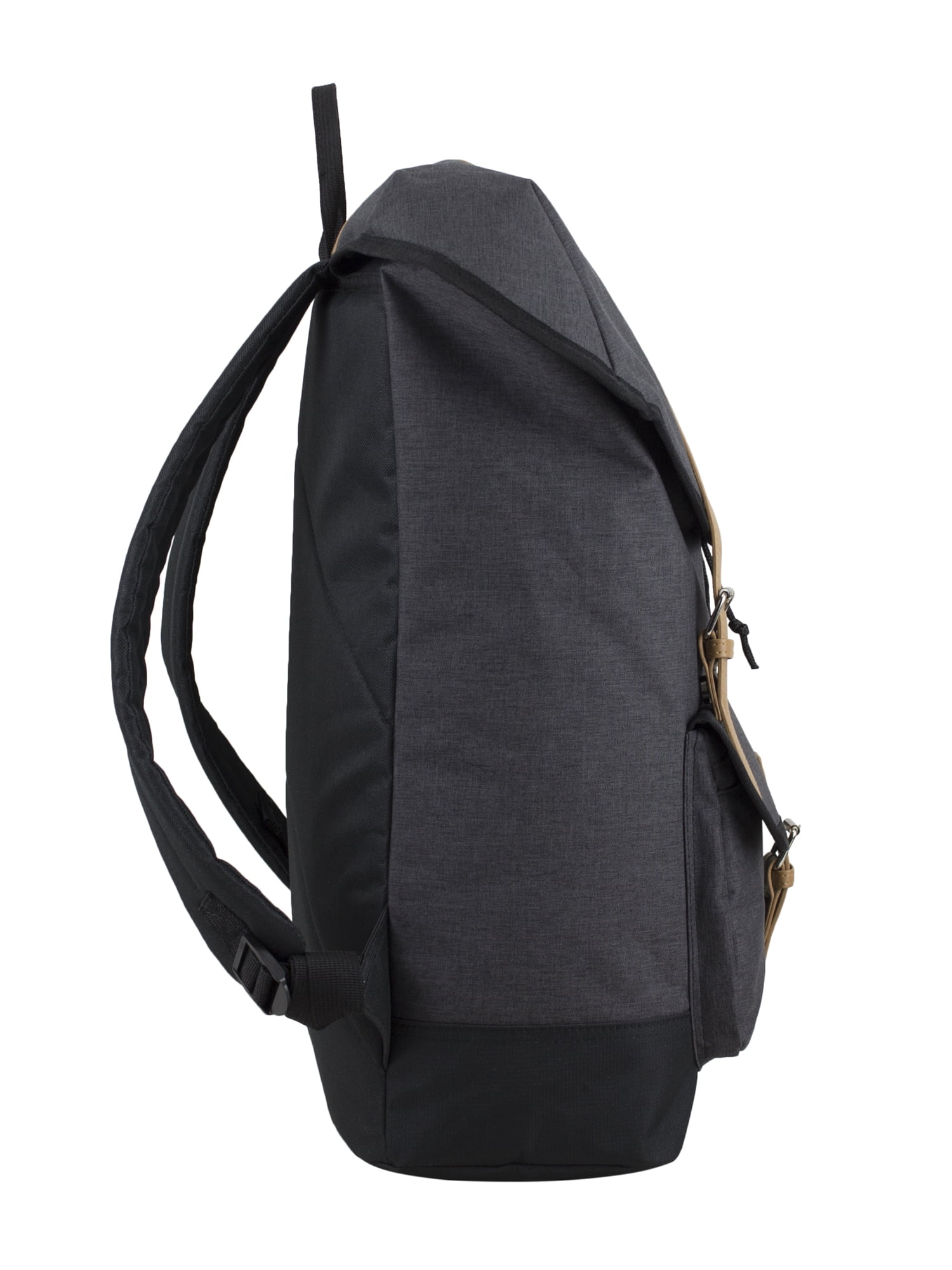Fuel Unisex Top Loading Dual Buckle Backpack, Dark Gray