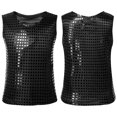 thumbnail image 2 of TAIAOJING Toddler Tank Tops Girls Spaghetti Strap Boys Casual Sequin Glitter Party Carnival Gown Sleeveless Vest Top 4-5 Years, 2 of 5