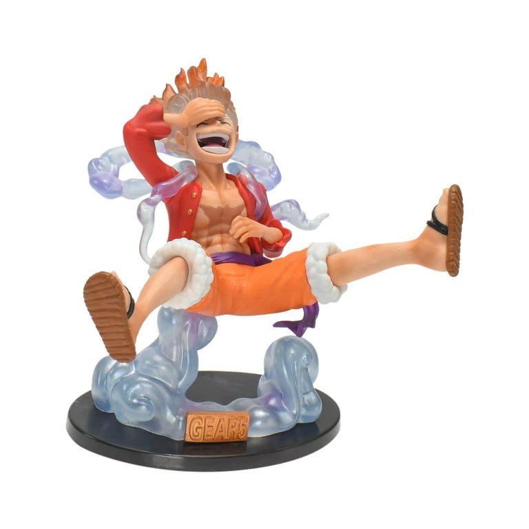 Anime One Piece Luffy Gear 5 Action Figure Statue