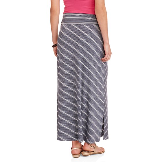 Faded Glory Womens Maxi Skirt With Side Slits