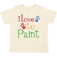 thumbnail image 3 of Inktastic Painting Art I Love to Paint Boys or Girls Toddler T-Shirt, 3 of 5