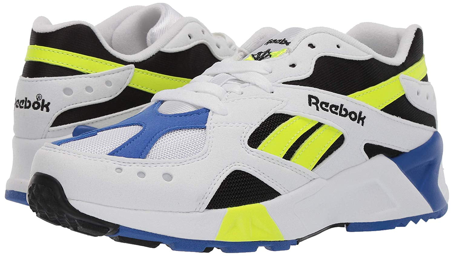 Reebok Aztrek White Black Cobalt Yellow - CN7840