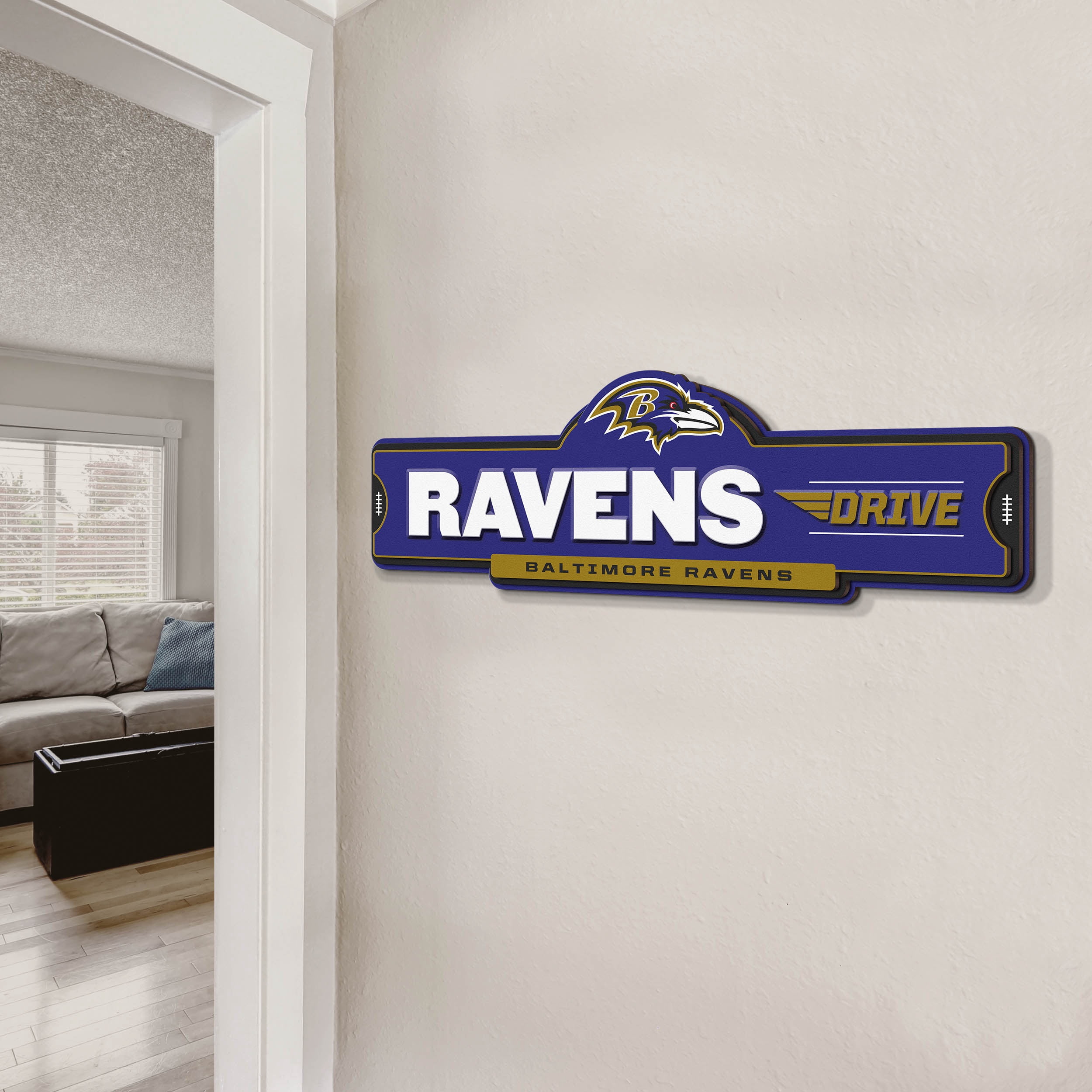 YouTheFan NFL Baltimore Ravens Street Sign